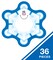 Carson Dellosa 36-Piece Mini Snowflake Bulletin Board Cutouts, Snowflake Cutouts for Bulletin Board and Classroom Décor, Winter Classroom Cutouts, Winter Classroom Decorations